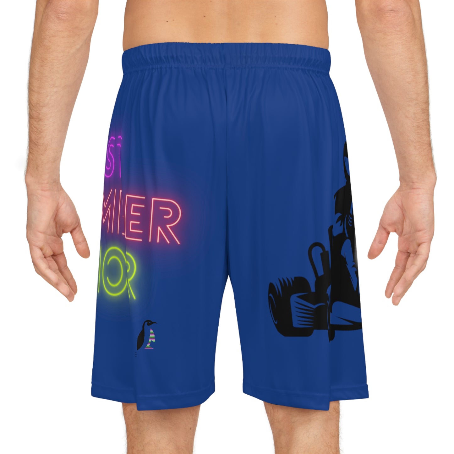 Basketball Shorts: Racing Dark Blue