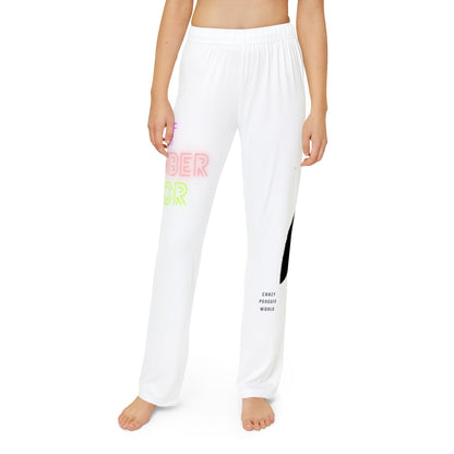 Kids Pajama Pants: Lost Remember Honor White