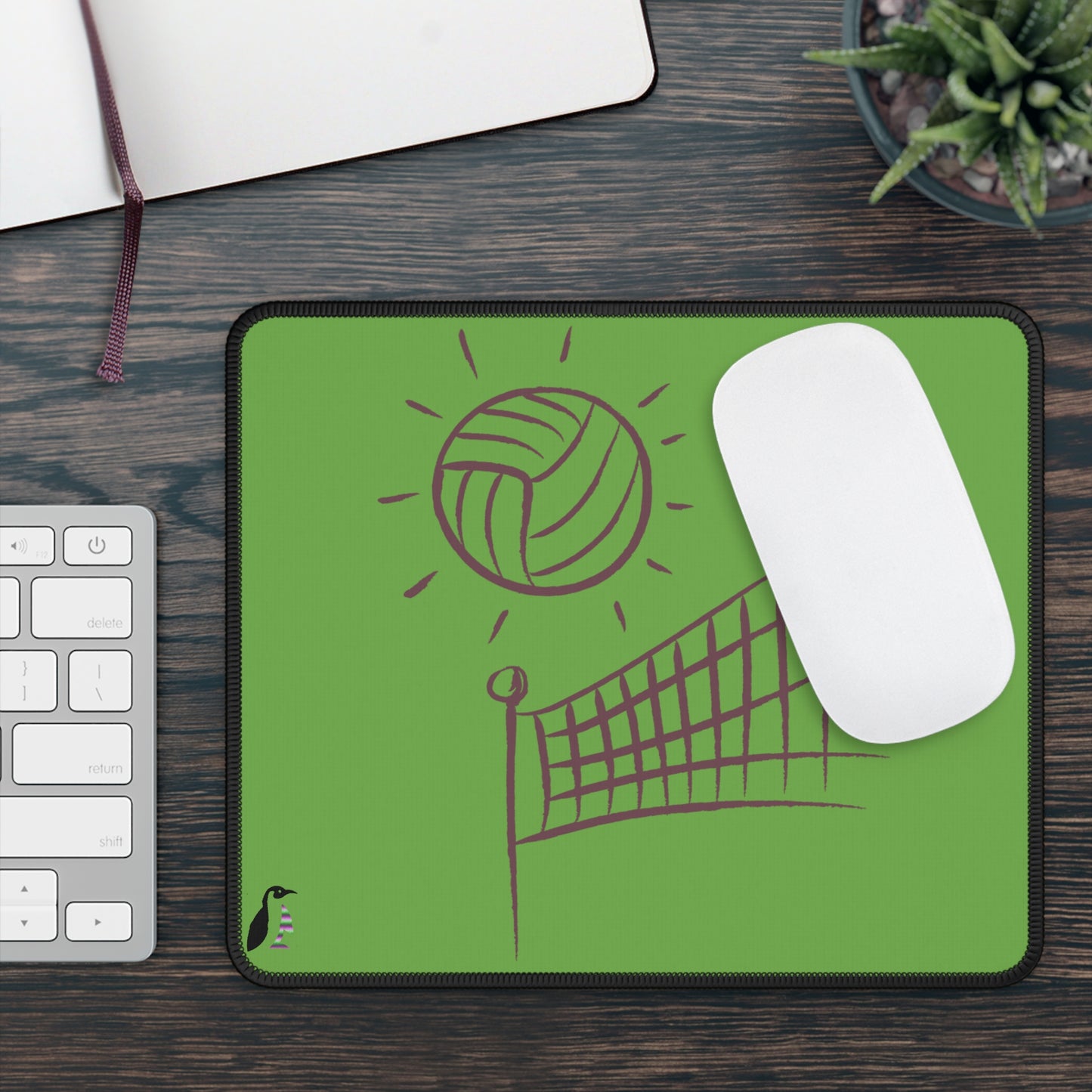 Gaming Mouse Pad: Volleyball Green