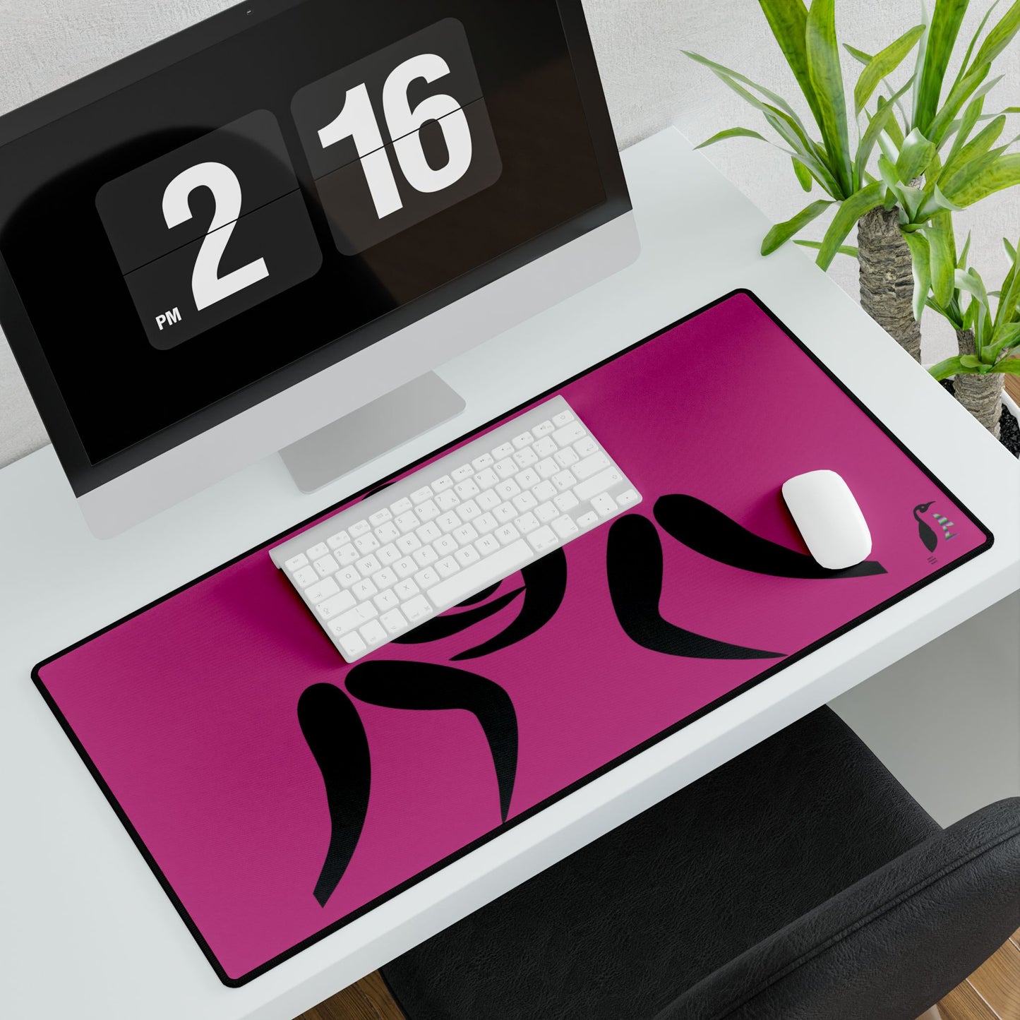 Desk Mats: Wrestling Pink