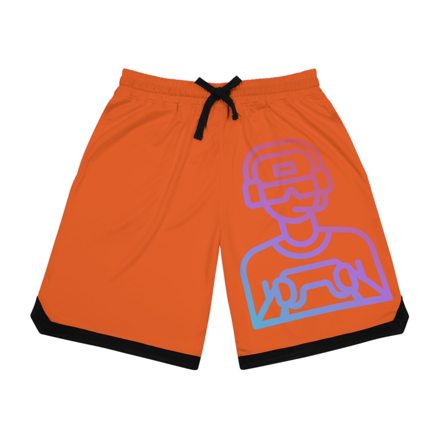 Basketball Rib Shorts: Gaming Orange