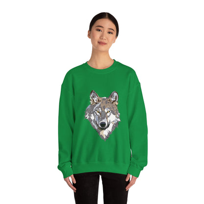 Heavy Blend™ Crewneck Sweatshirt: Wolves #2