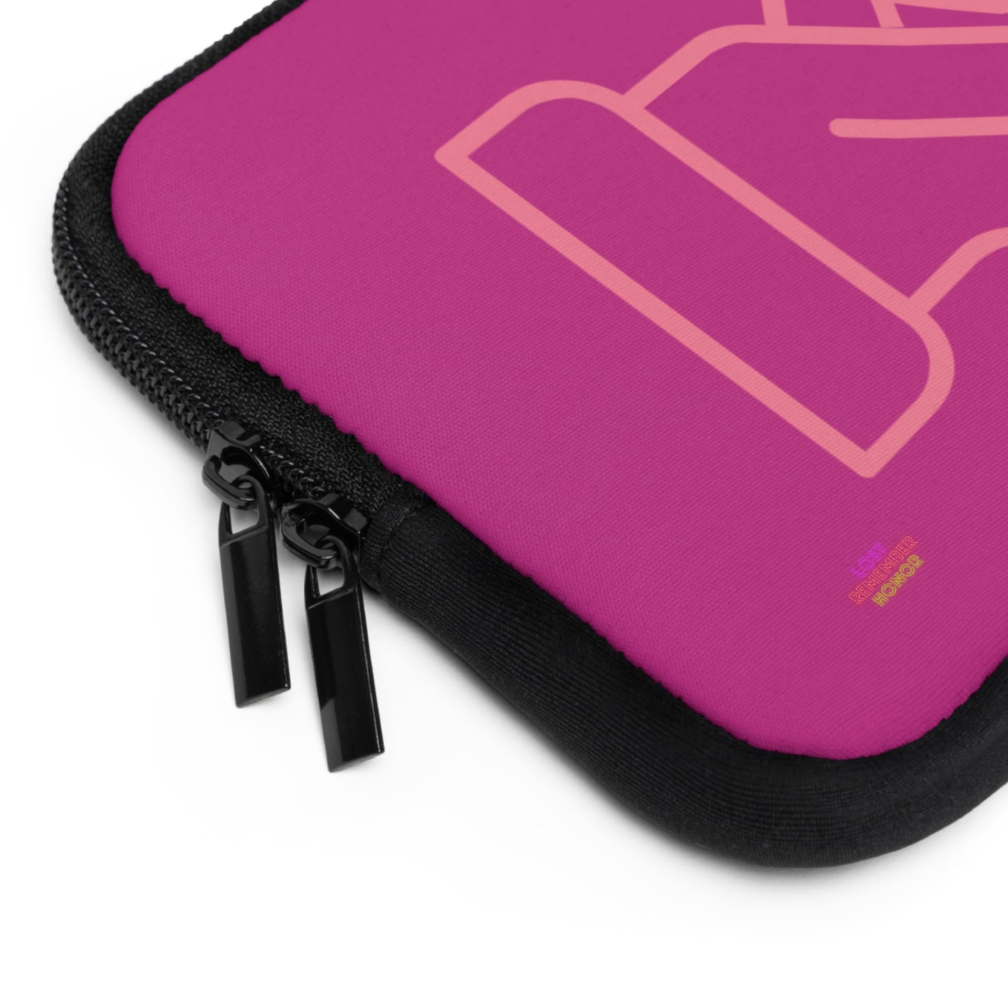 Laptop Sleeve: Fight Cancer Pink