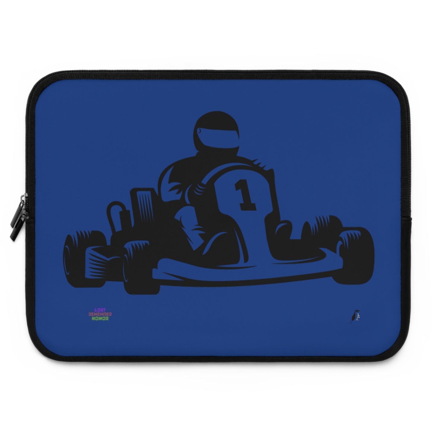 Laptop Sleeve: Racing Dark Blue