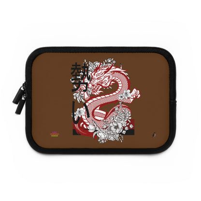 Laptop Sleeve: Dragons Brown