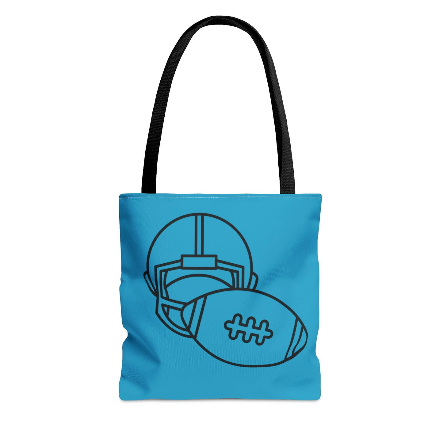 Tote Bag: Football Turquoise