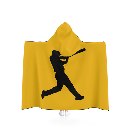Hooded Blanket: Baseball Yellow