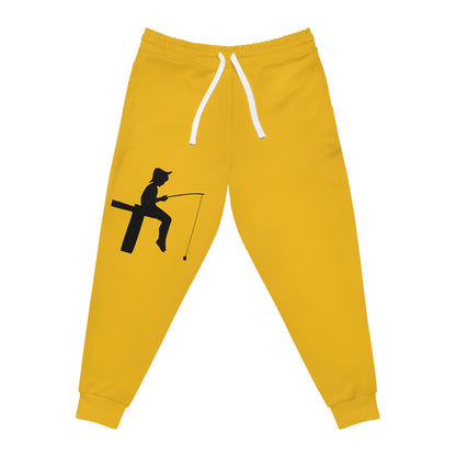 Athletic Joggers: Fishing Yellow