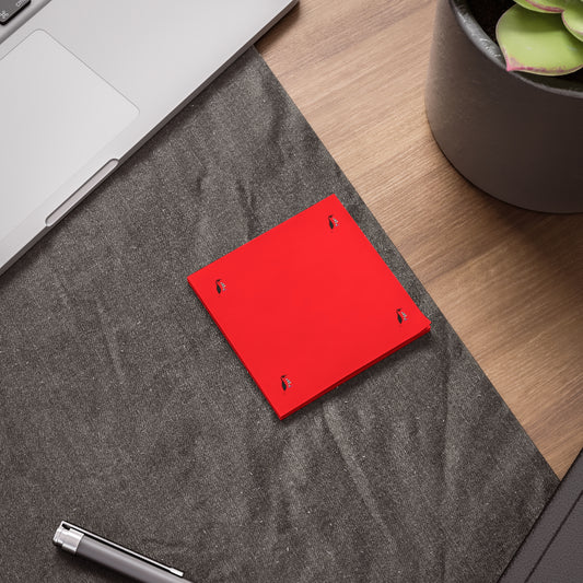 Post-it® Note Pads: Crazy Penguin World Logo Red