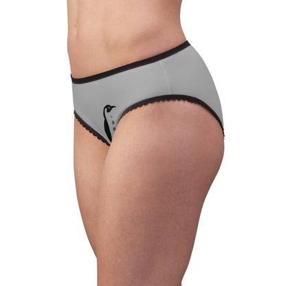 Women's Briefs: Bowling Lite Grey