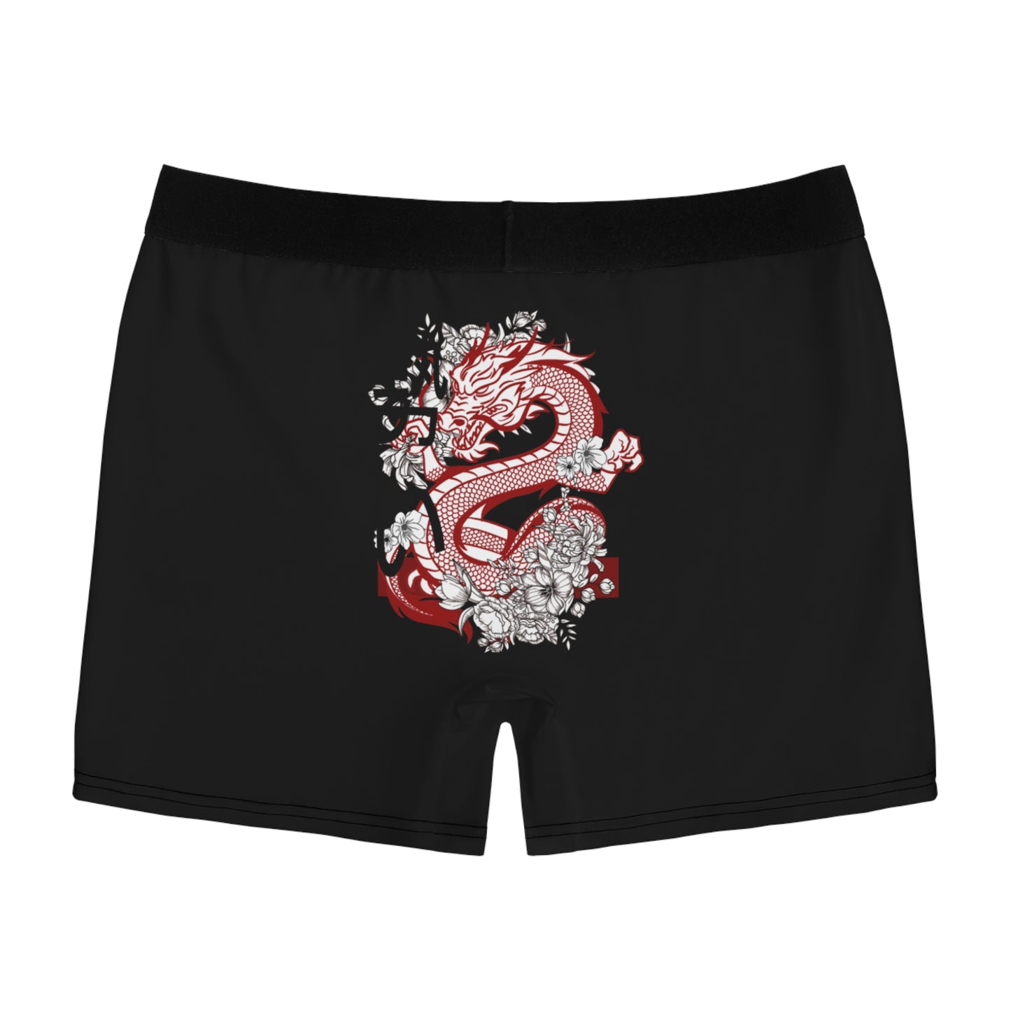 Men's Boxer Briefs: Dragons Black