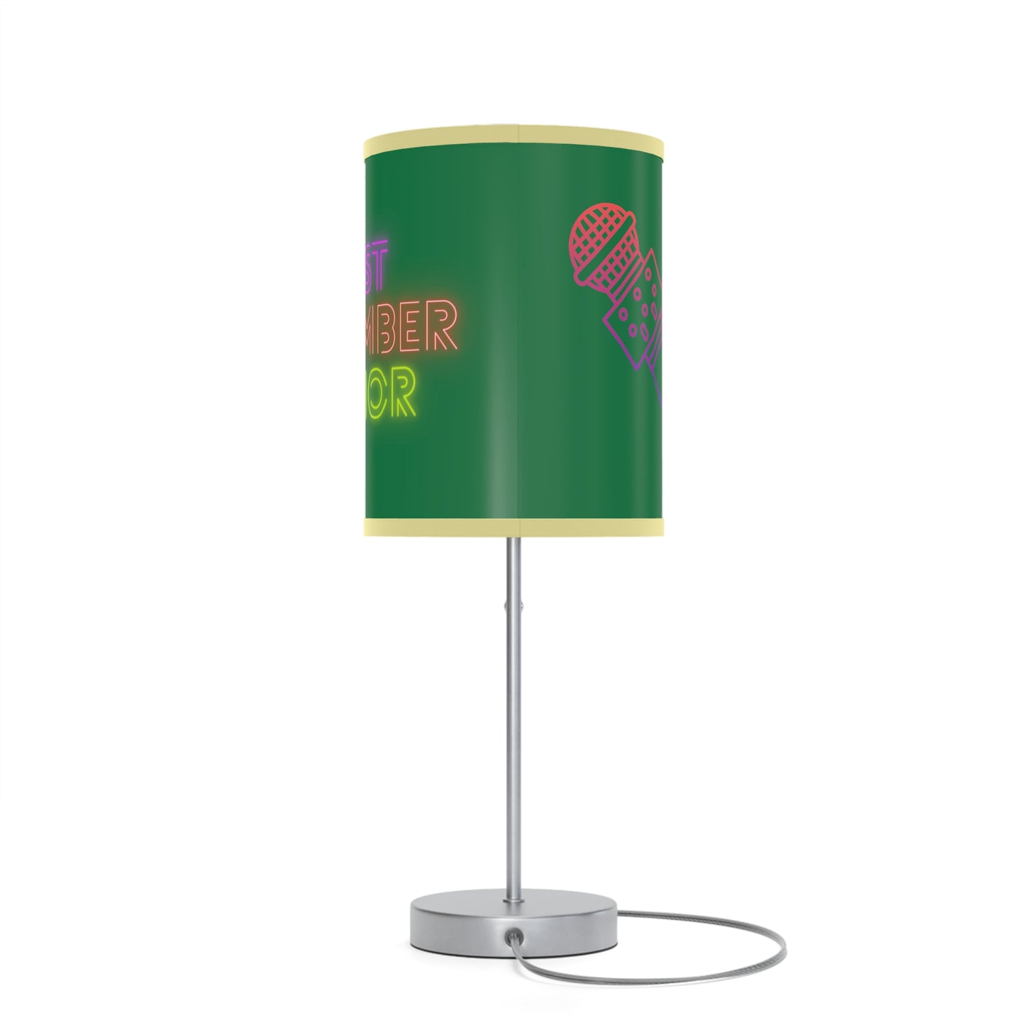 Lamp on a Stand, US|CA plug: Music Dark Green 