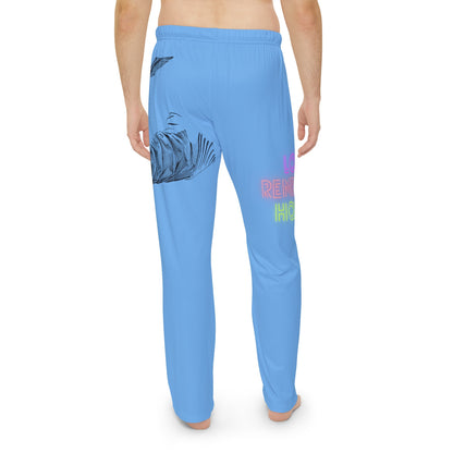 Panlalaking Pajama Pants: Writing Lite Blue 