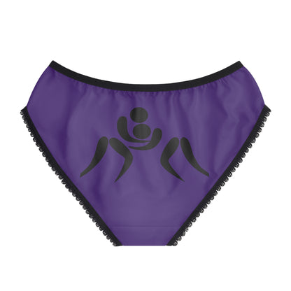 Women's Briefs: Wrestling Purple