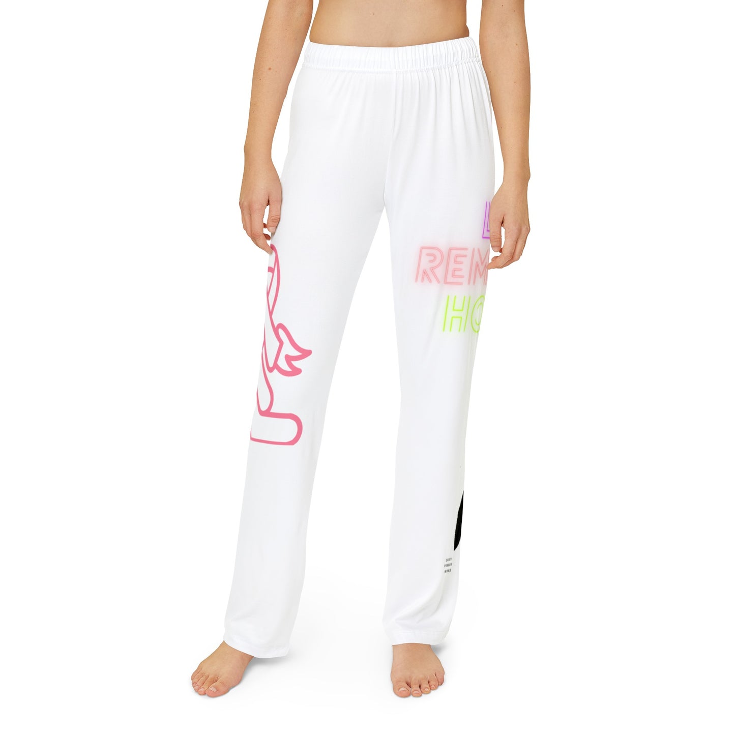 Kids Pajama Pants: Fight Cancer White