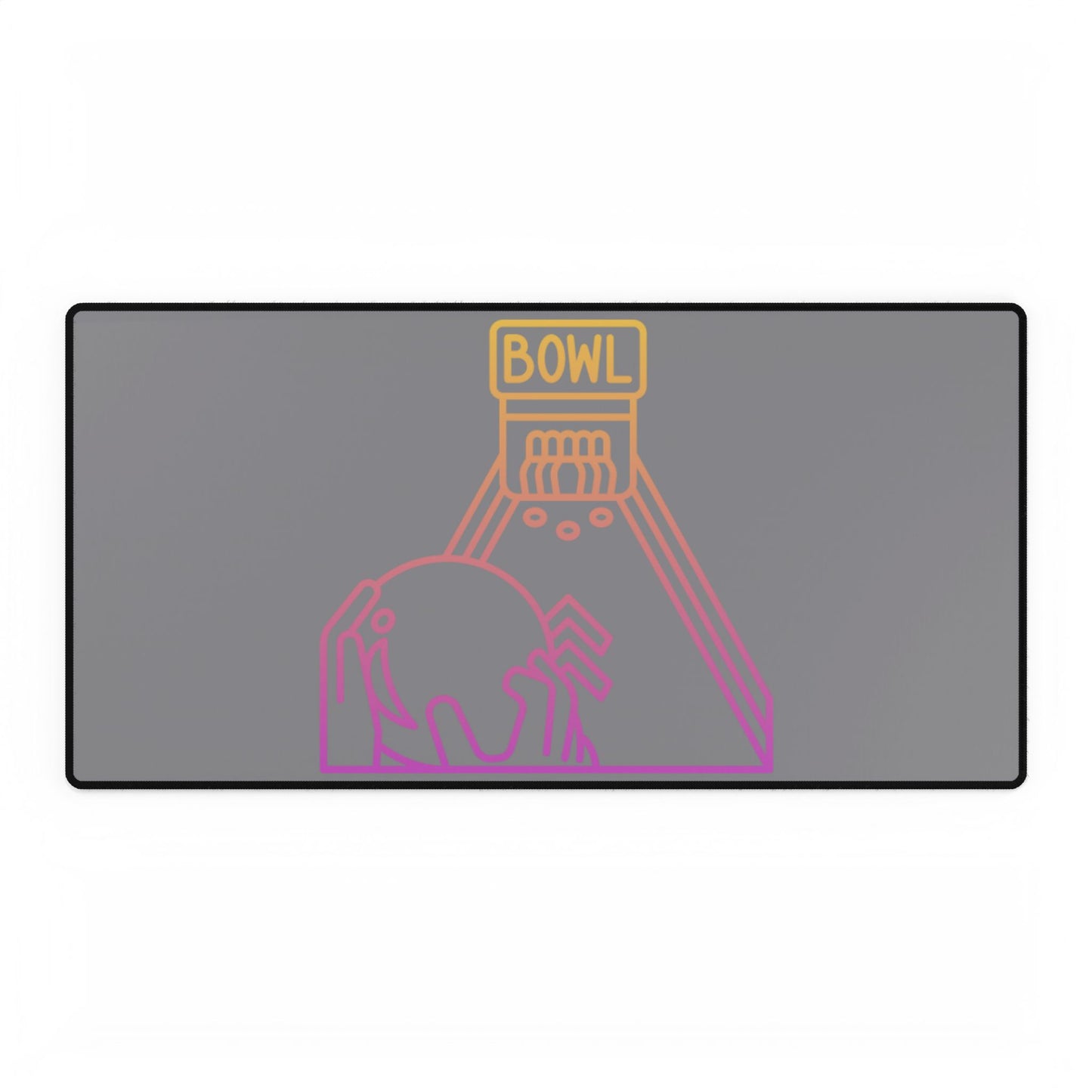 Desk Mats: Bowling Grey