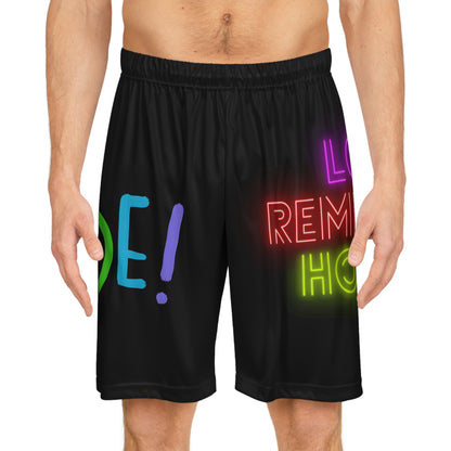 Basketball Shorts: LGBTQ Pride Black