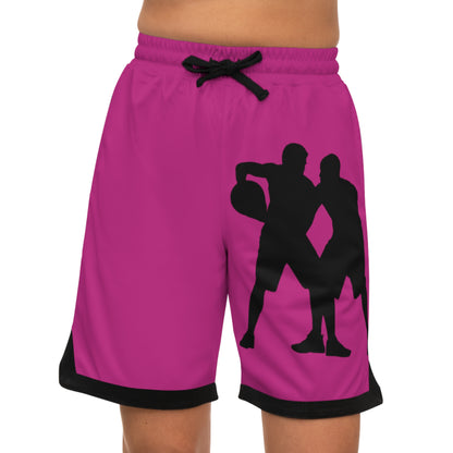 Basketball Rib Shorts: Basketball Lite Pink