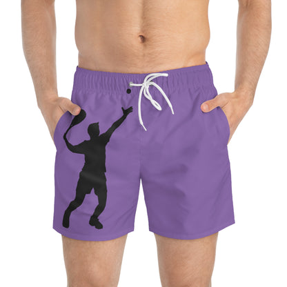 Swim Trunks: Tennis Lite Purple