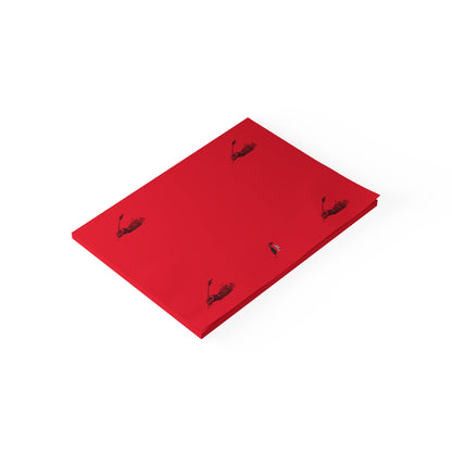 Post-it® Note Pads: Writing Dark Red