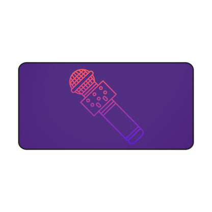 Desk Mat: Music Purple