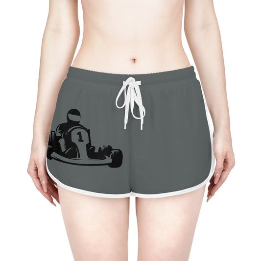 Women's Relaxed Shorts: Racing Dark Grey