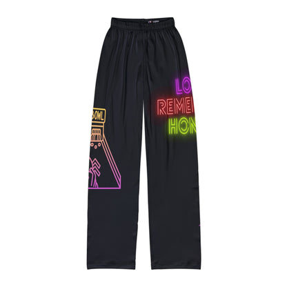 Kids Pajama Pants: Bowling Black