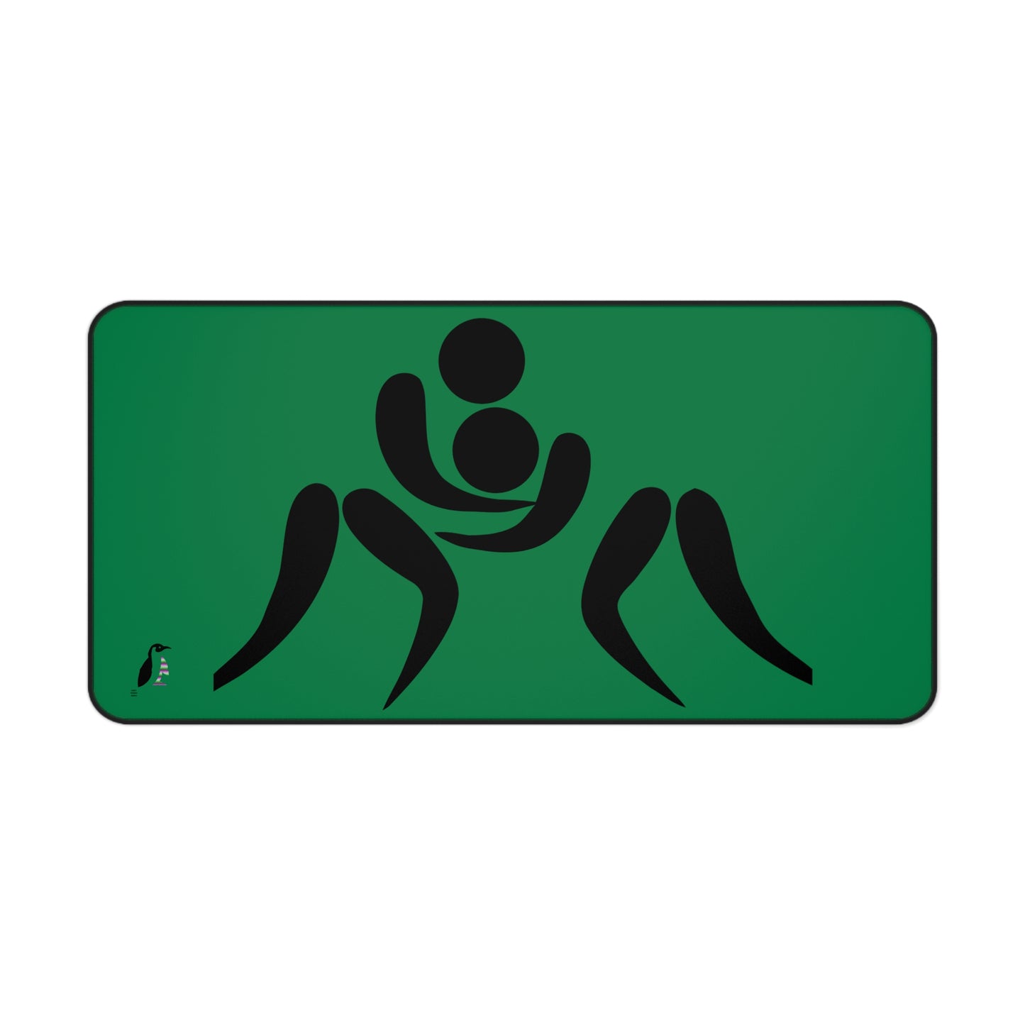 Desk Mat: Wrestling Dark Green