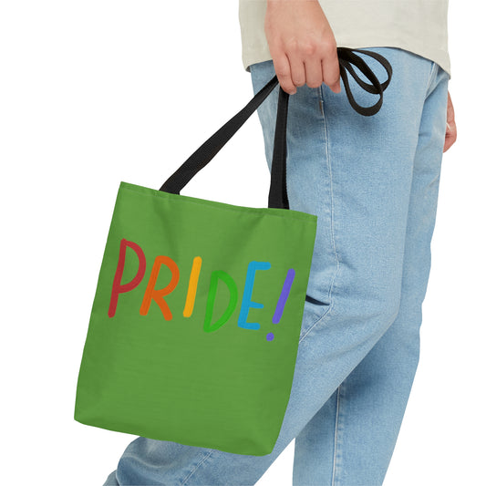 Tote Bag: LGBTQ Pride Green