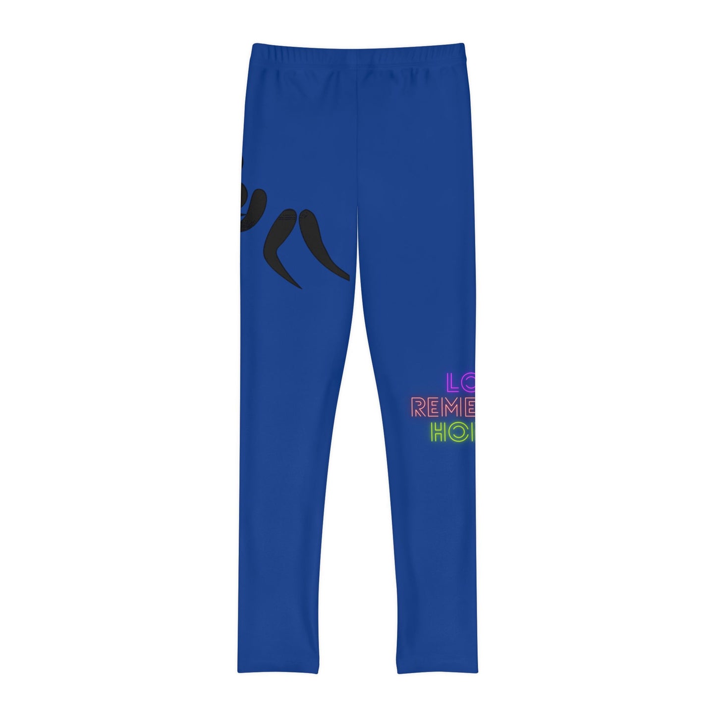 Youth Full-Length Leggings: Wrestling Dark Blue