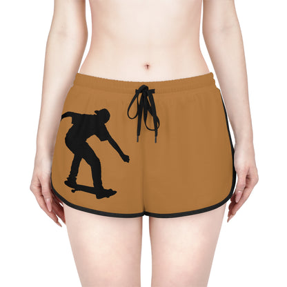 Women's Relaxed Shorts: Skateboarding Lite Brown