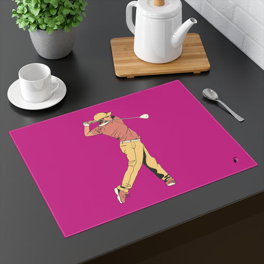 Placemat, 1pc: Golf Pink