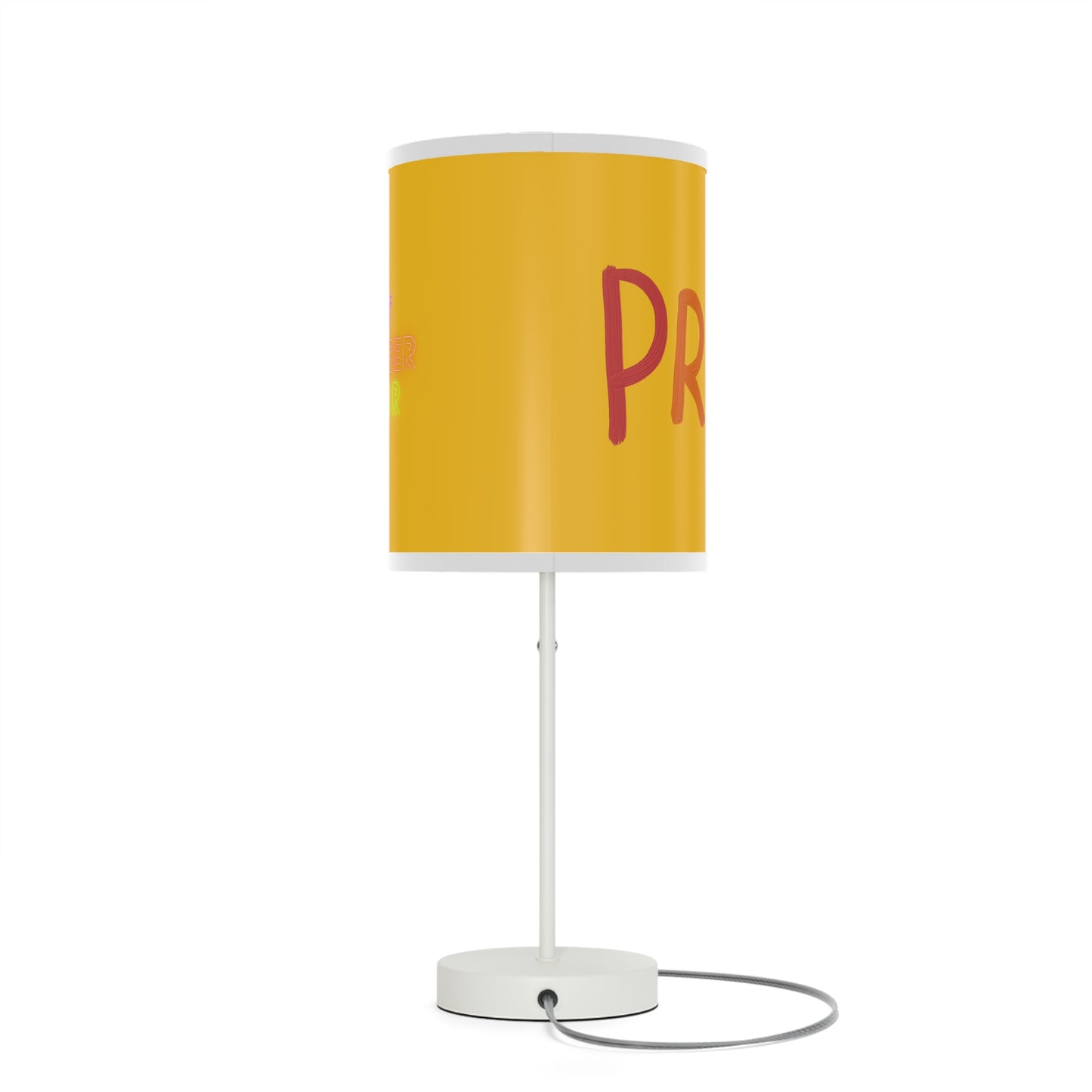 Lamp on a Stand, US|CA plug: LGBTQ Pride Yellow 