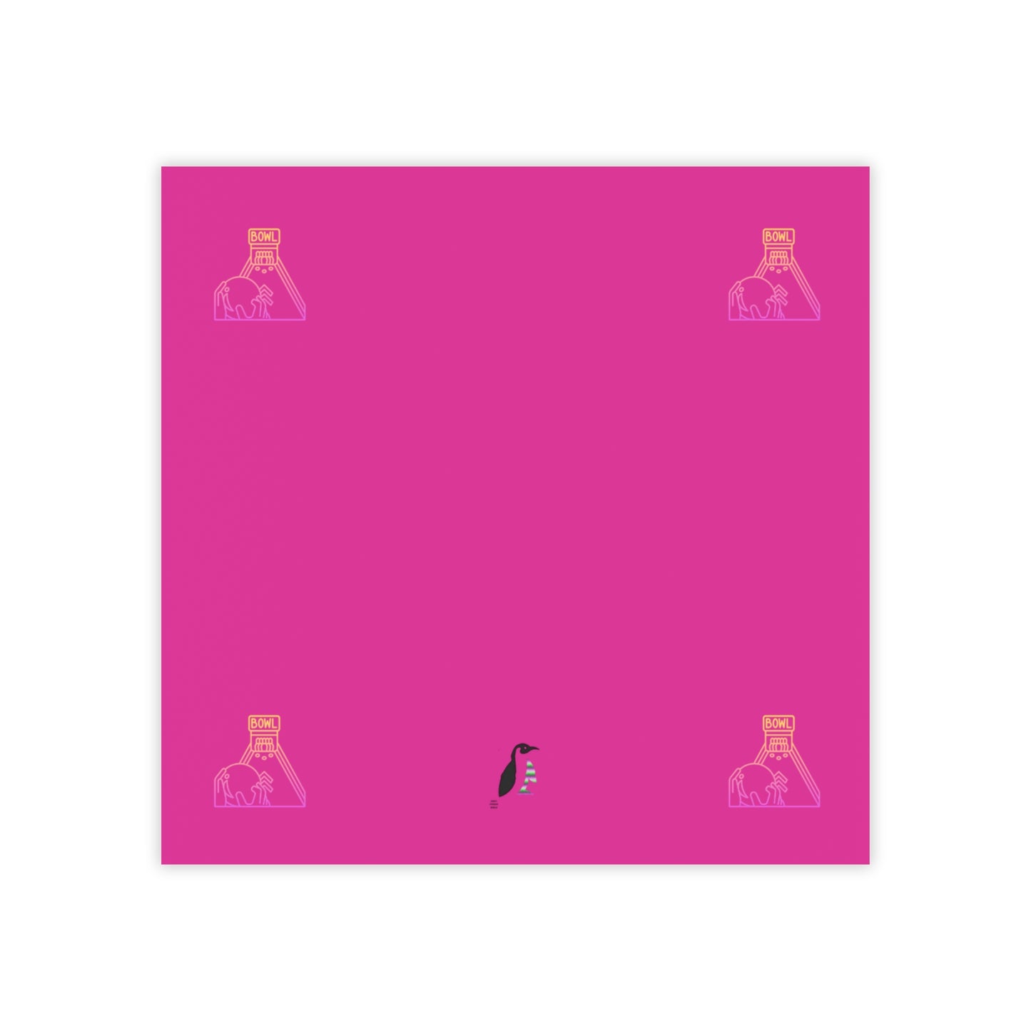 Post-it® Note Pads: Bowling Pink