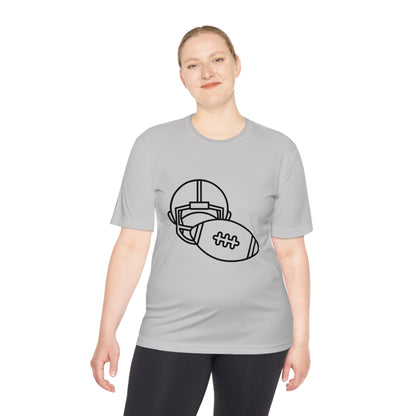 Moisture Wicking Tee: Football #1