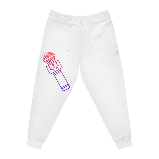 Athletic Joggers: Music White