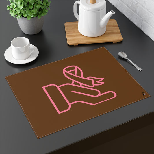 Placemat, 1pc: Fight Cancer Brown