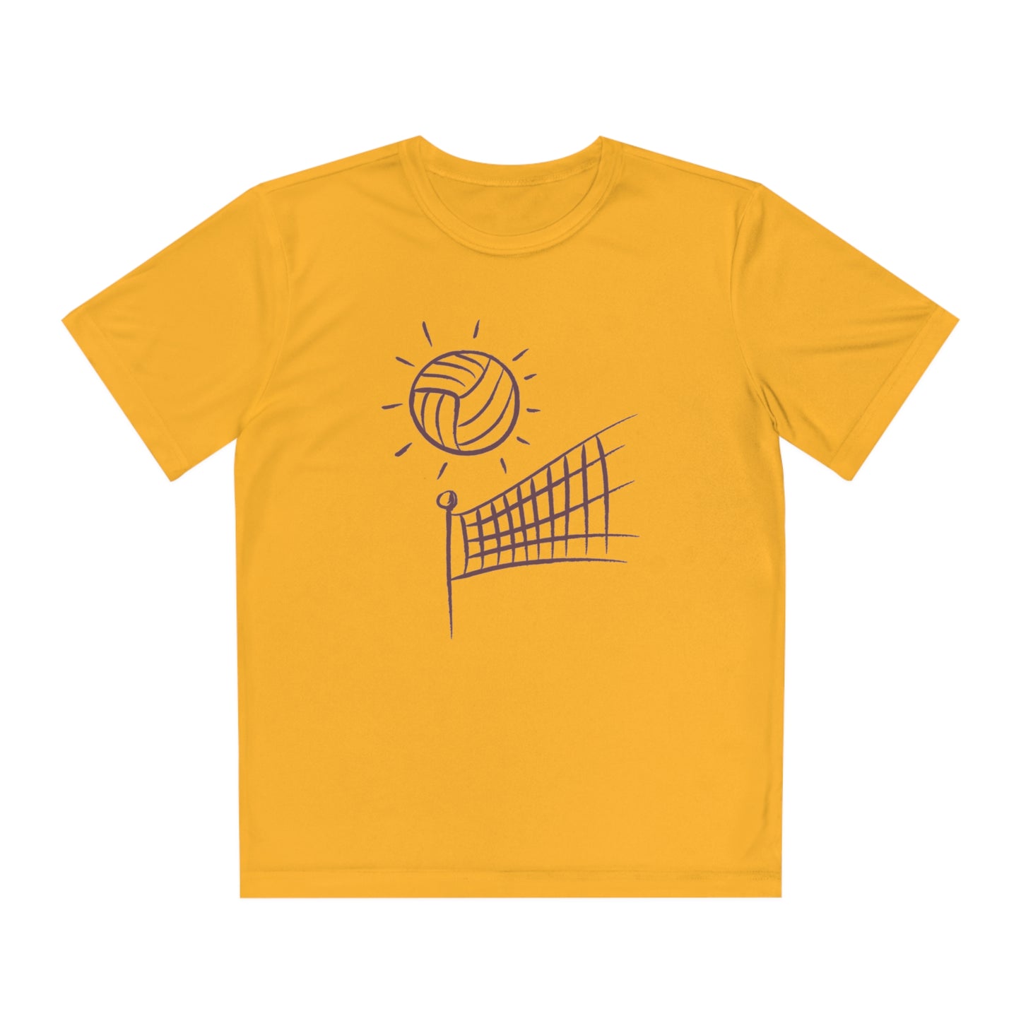 Youth Competitor Tee #1: Volleyball 