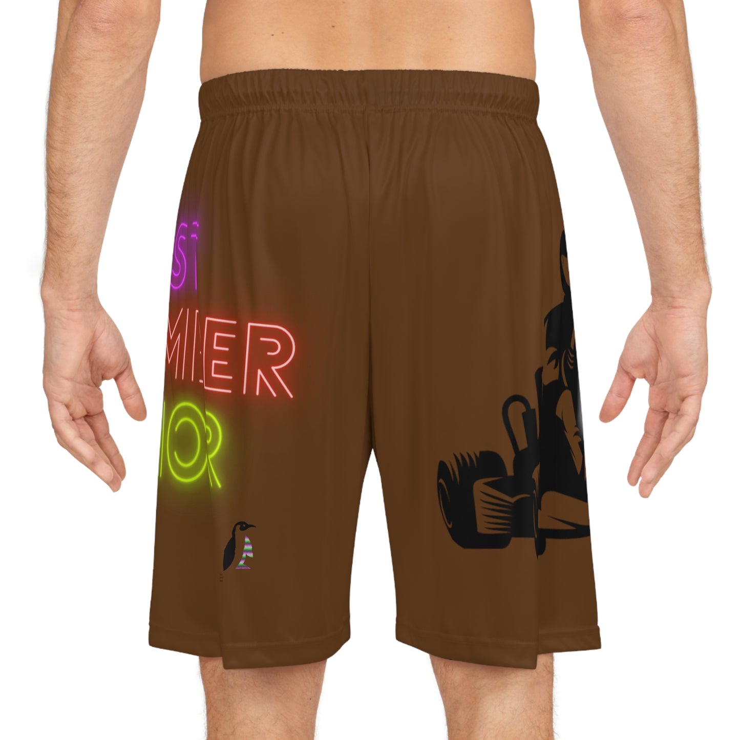 Basketball Shorts: Racing Brown