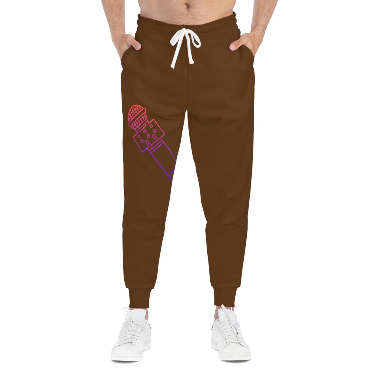 Athletic Joggers: Music Brown