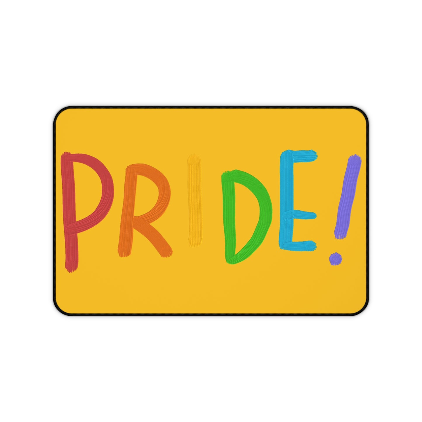 Desk Mat: LGBTQ Pride Yellow