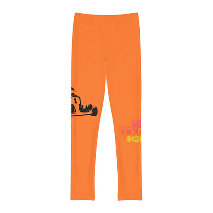 Youth Full-Length Leggings: Racing Crusta