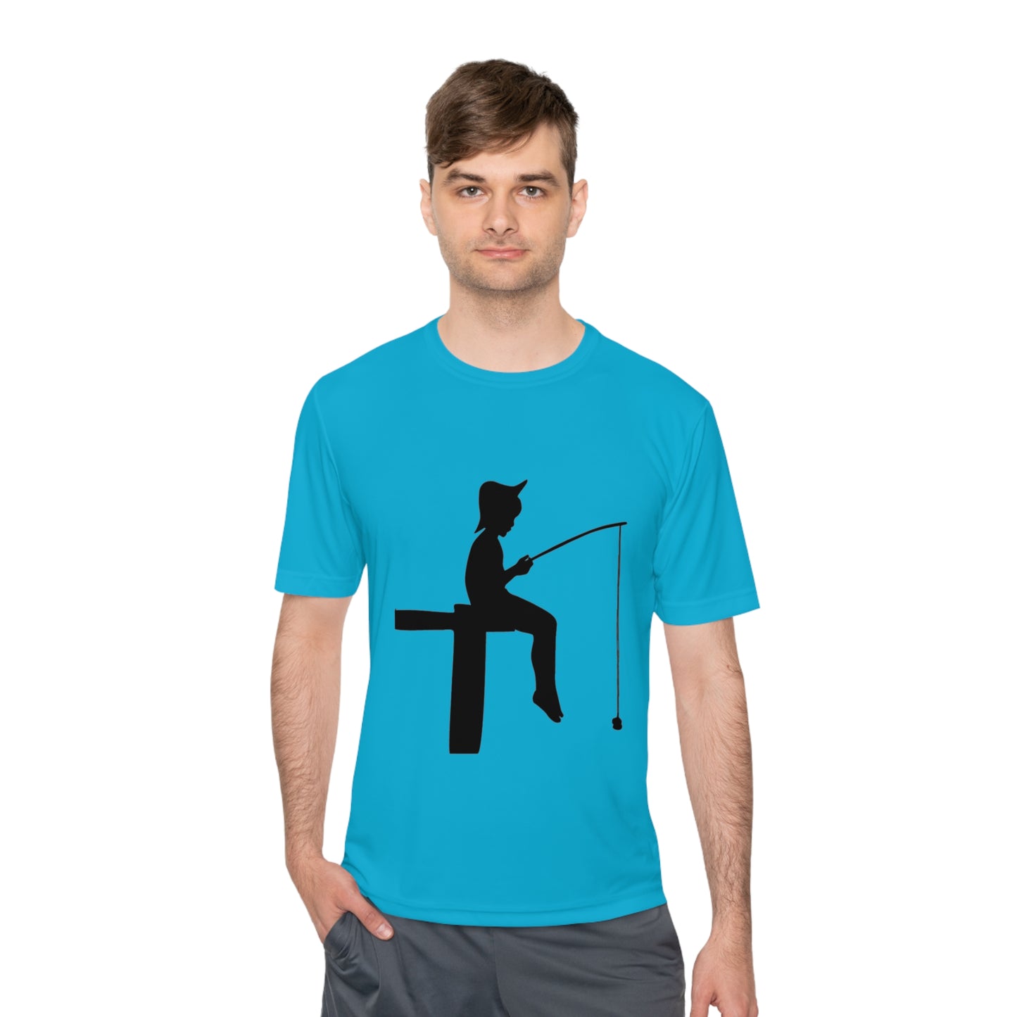 Moisture Wicking Tee: Fishing #2