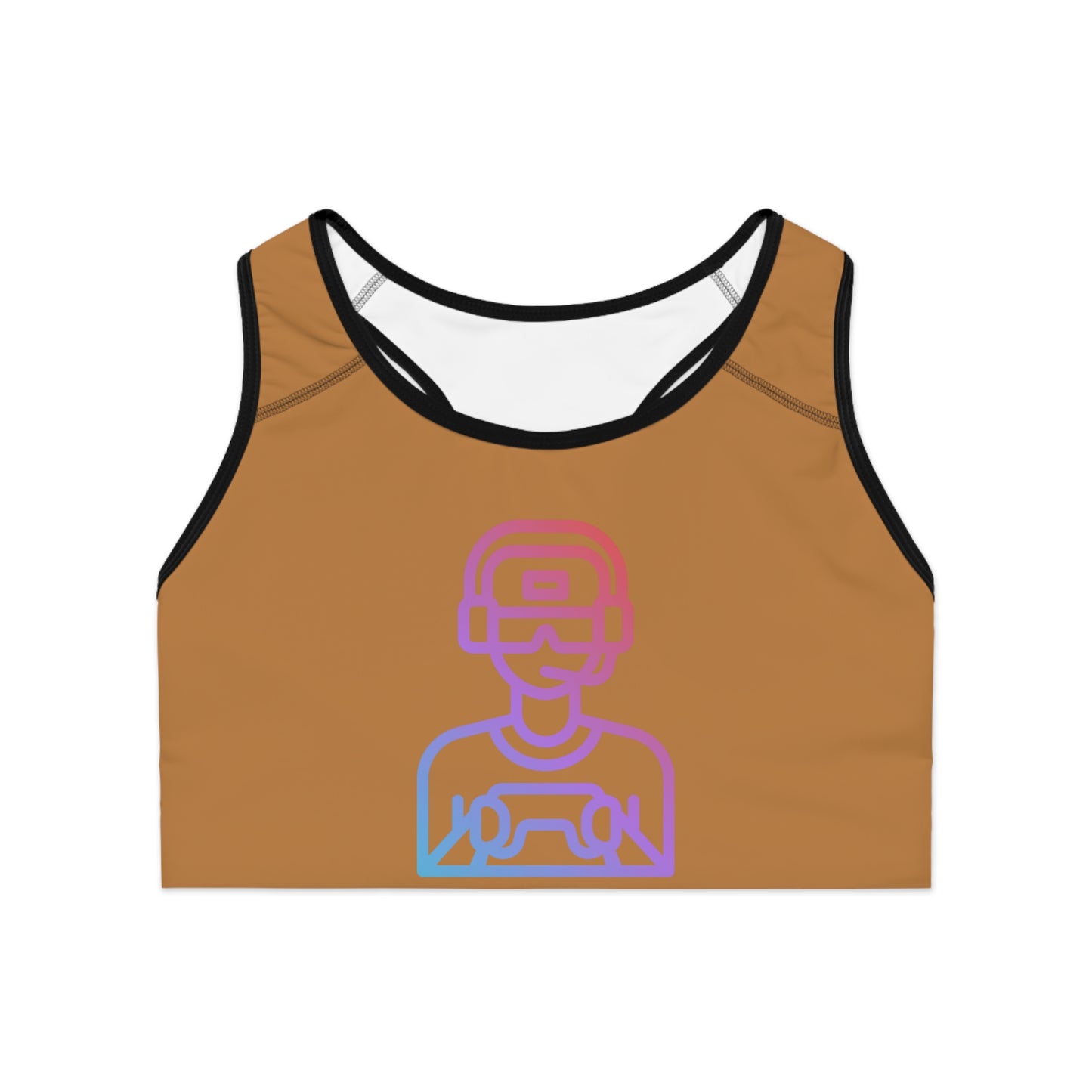 Sports Bra: Gaming Lite Brown