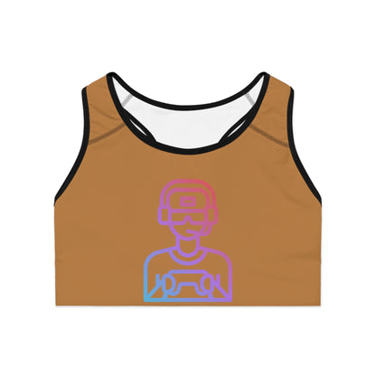 Sports Bra: Gaming Lite Brown