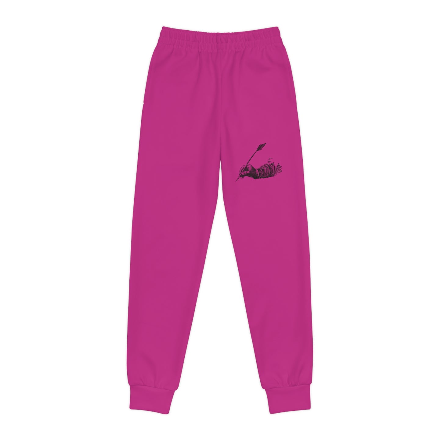 Youth Joggers: Writing Pink