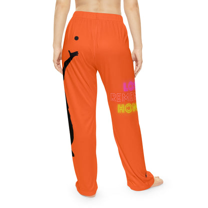 Women's Pajama Pants: Tennis Orange