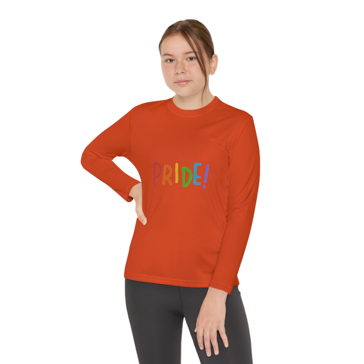 Youth Long Sleeve Competitor Tee: LGBTQ Pride 