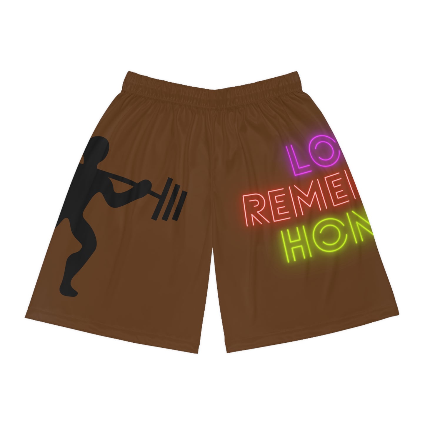 Basketball Shorts: Weightlifting Brown