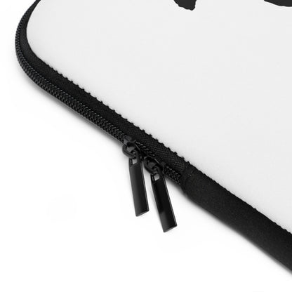 Laptop Sleeve: Skateboarding White